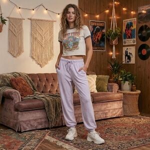 PINK Victoria's Secret Boyfriend Lilac Purple Lounge Pants, XXL, NWOT